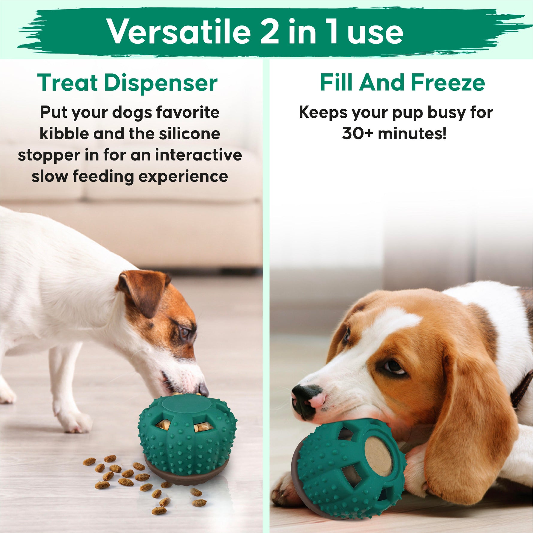 treat dispensing dog toy