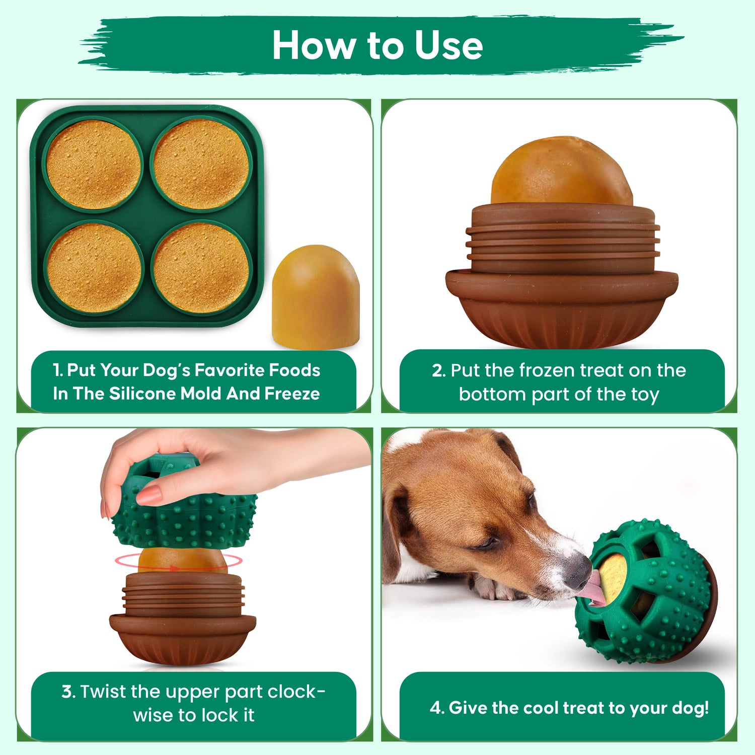 How to use Prickly Pear interactive dog toy